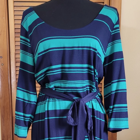 NWT Old Navy Women's Stripe Dress Size Large - Picture 2 of 12